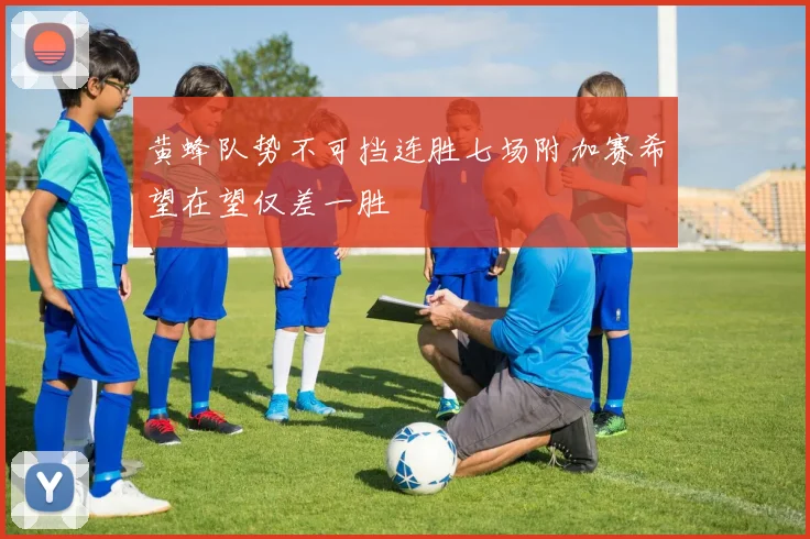 黄蜂队势不可挡连胜七场附加赛希望在望仅差一胜